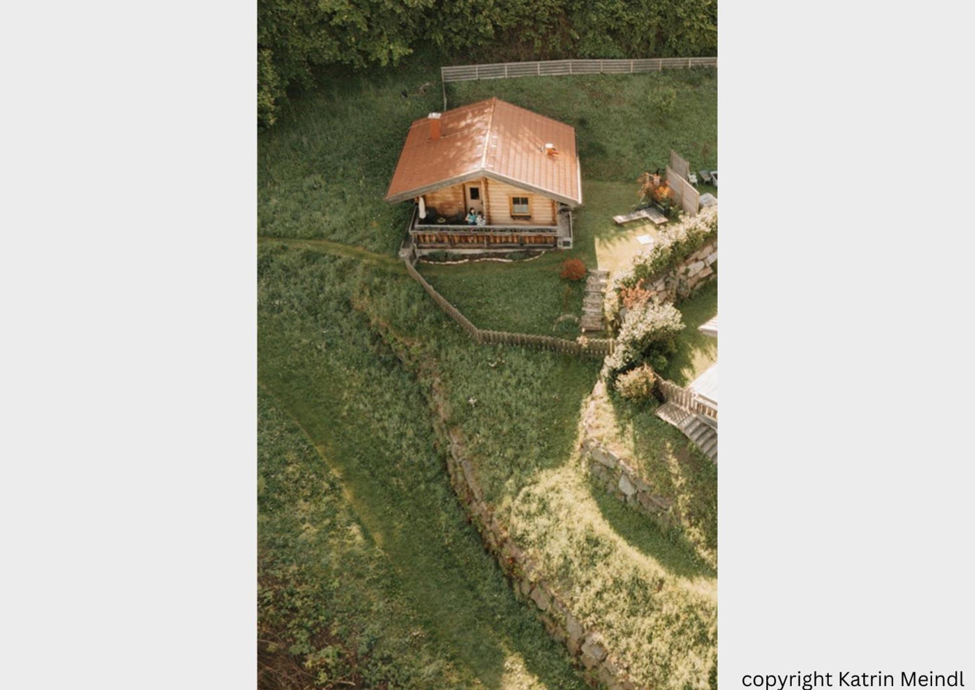 Das Paradieschen Edlitz - Stilvolles Blockhaus Mit Kamin Exteriér fotografie